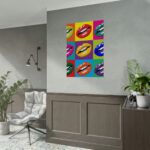 Mouth Lips Pop Art Poster - Image 5