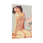 Retro Pin-up Lady Art Collag Poster - Image 3