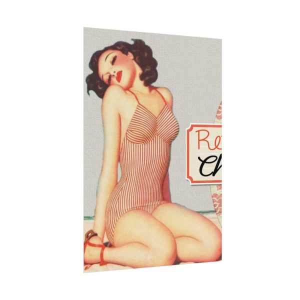 92410-87.jpg Retro Pin-up Lady Art Collag Poster
