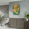 92411-104.jpg Retro Smoking Lady Poster