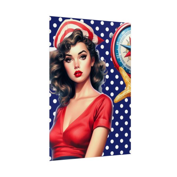 92411-117.jpg Nautical Pinup Girl II Poster