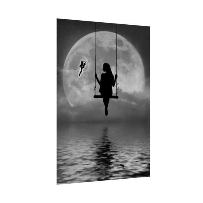 Woman On Swing Poster - Image 8