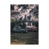 Old Retro Automobile Poster