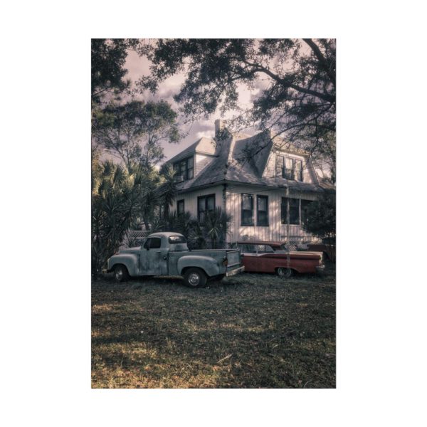 Old Retro Automobile Poster