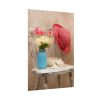 92411-202.jpg Vintage Hat and Flowers Poster