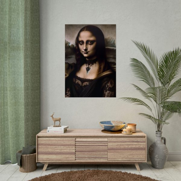 92411-228.jpg Mona Lisa in Gothic Style Poster