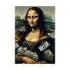 92411-235.jpg Mona Lisa With Cash Poster