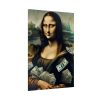 92411-237.jpg Mona Lisa With Cash Poster