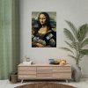 92411-238.jpg Mona Lisa With Cash Poster