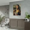 92411-259.jpg Mona Lisa Eating Instant Noodles Poster