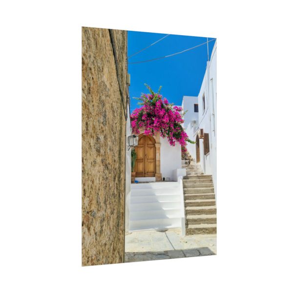 Street In Lindos Poster