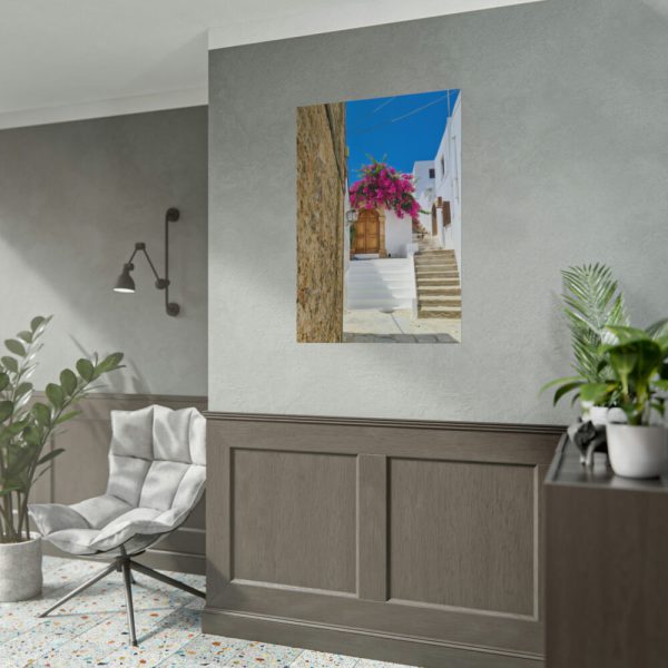 Street In Lindos Poster