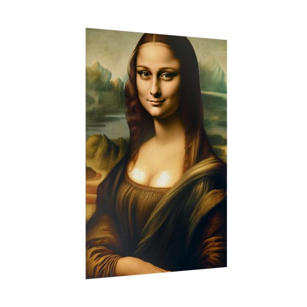 92411-272.jpg Mona Lisa Smiling Poster