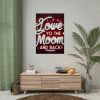 92411-308.jpg I Love You to the Moon and Back Poster