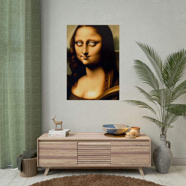 92411-313.jpg Mona Lisa With a Humorous Twist Poster