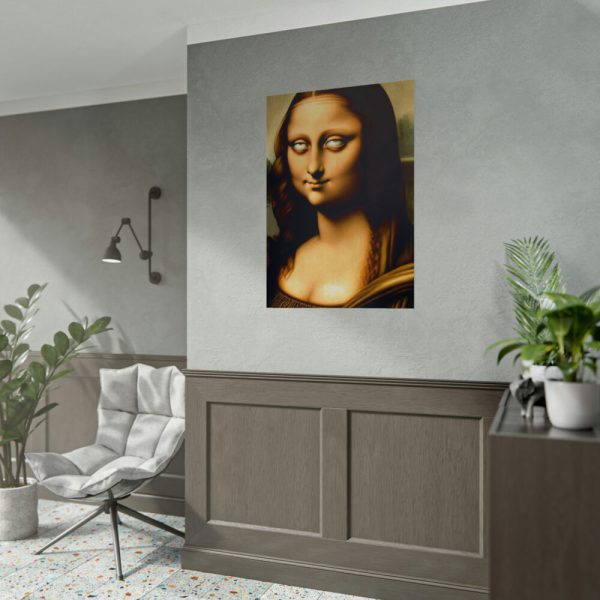 92411-314.jpg Mona Lisa With a Humorous Twist Poster