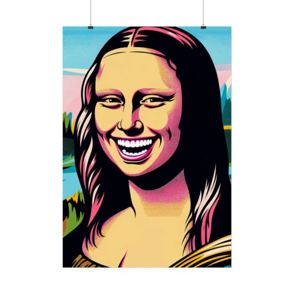 92411-331.jpg Mona Lisa in a Pop Art Style Poster