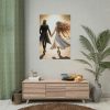 Couple Holding Hands on a Sunny Day Poster