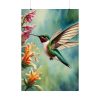 92411-366.jpg Hummingbird Flower Art Poster