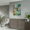 92411-369.jpg Hummingbird Flower Art Poster