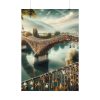 Bridge Adorned with 'Locks of Love' Poster