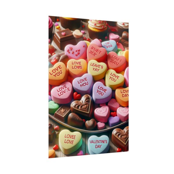 92411-392.jpg Colorful Candy Hearts Poster