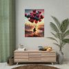 Man With Heart-Shaped Balloon Adventure Poster