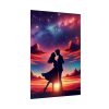 Romantic Silhouettes of a Couple Poster