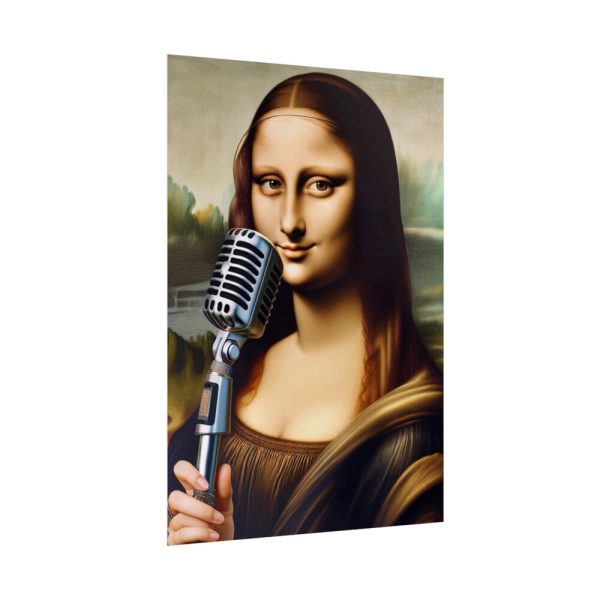 92411-462.jpg Mona Lisa Reimagined as a Singer Poster