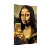 92411-477.jpg Mona Lisa Making a Duckface Poster