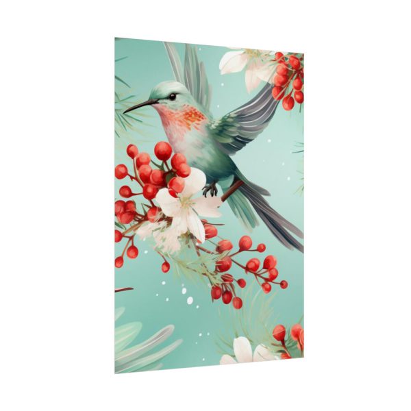 92411-487.jpg Seamless Hummingbird Holiday Poster