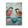 Coffee Tea Birds Poster
