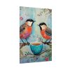 Coffee Tea Birds Poster
