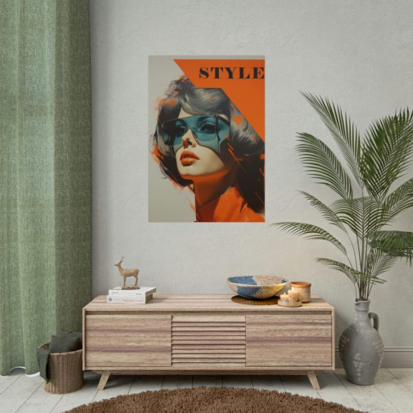 92411-93.jpg Woman Retro Style Advertisement Poster