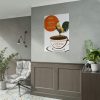 92411-99.jpg Coffee Cup Rooster Retro Poster