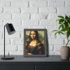 93816-10.jpg Mona Lisa Smiling Framed Poster