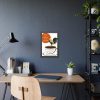 93819-2.jpg Coffee Cup Rooster Retro Framed Poster