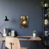 93819-6.jpg Mona Lisa Smiling Framed Poster