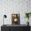 93819-7.jpg Mona Lisa Smiling Framed Poster