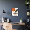 93820-2.jpg Coffee Cup Rooster Retro Framed Poster