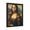 93821-5.jpg Mona Lisa Smiling Framed Poster