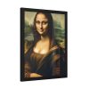 93822-5.jpg Mona Lisa Smiling Framed Poster