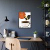 93823-2.jpg Coffee Cup Rooster Retro Framed Poster