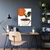 93826-2.jpg Coffee Cup Rooster Retro Framed Poster