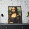 93827-7.jpg Mona Lisa Smiling Framed Poster