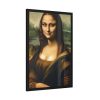 93829-5.jpg Mona Lisa Smiling Framed Poster