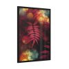 93830-1.jpg Fern, Plant, Bokeh, Glare, Tulips Framed Poster