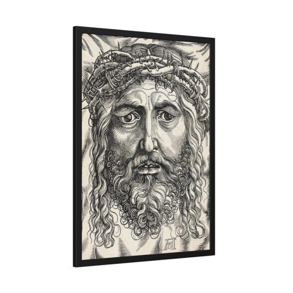 93830-101.jpg The Head of Christ Crowned with Thorns Framed Poster