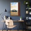 Beach Van Rundown Breakdown Framed Poster