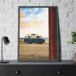 Beach Van Rundown Breakdown Framed Poster - Image 4